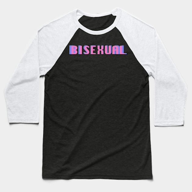 Bisexual Pride Baseball T-Shirt by KangarooZach41